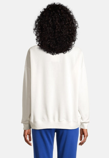 salzhaut - MUDDERHUS Damen Oversized - Damen - Frontprint - Sweatshirt - 6 - #farbe_offwhite