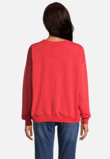 salzhaut - MUDDERHUS Damen Oversized - Damen - Frontprint - Sweatshirt - 4 - #farbe_chilli-red
