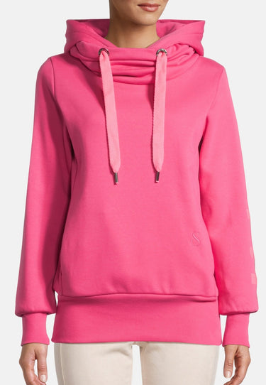 salzhaut - NEES Damen Oversized - Hoodie - Kapuzenpullover - Langarmshirt - 8 - #farbe_pink