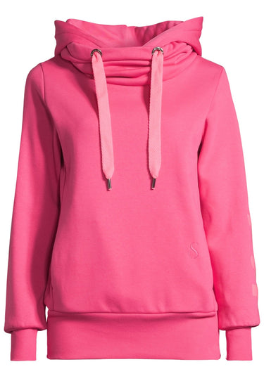 salzhaut - NEES Damen Oversized - Hoodie - Kapuzenpullover - Langarmshirt - 7 - #farbe_pink