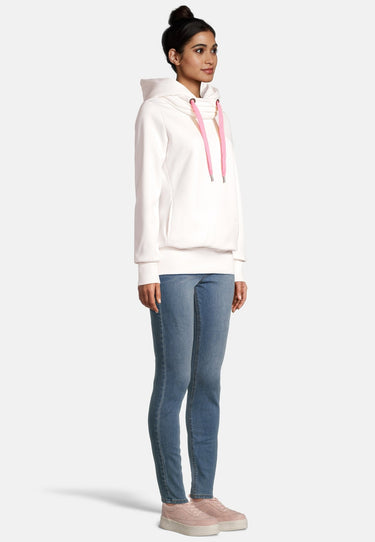 salzhaut - NEES Damen Oversized - Hoodie - Kapuzenpullover - Langarmshirt - 5 - #farbe_offwhite