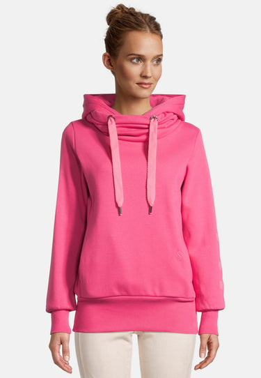 salzhaut - NEES Damen Oversized - Hoodie - Kapuzenpullover - Langarmshirt - 6 - #farbe_pink