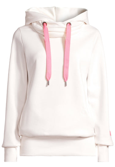 salzhaut - NEES Damen Oversized - Hoodie - Kapuzenpullover - Langarmshirt - 2 - #farbe_offwhite