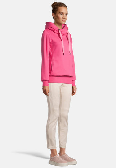 salzhaut - NEES Damen Oversized - Hoodie - Kapuzenpullover - Langarmshirt - 10 - #farbe_pink