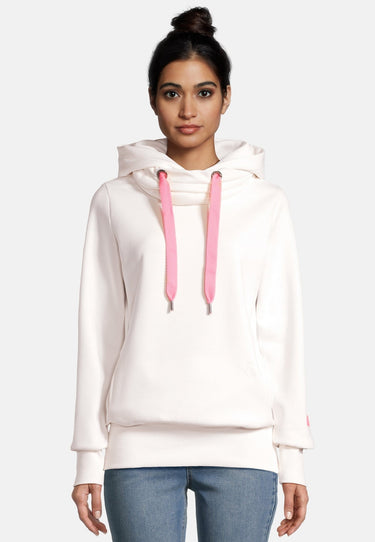 salzhaut - NEES Damen Oversized - Hoodie - Kapuzenpullover - Langarmshirt - 1 - #farbe_offwhite