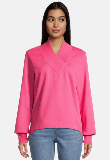 salzhaut - Neeßeln Damen normale Passform - Rundhals - Sweatshirt - Troyer - 1 - #farbe_pink