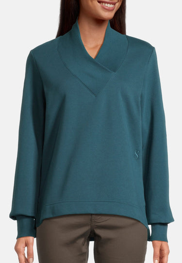 salzhaut - Neeßeln Damen normale Passform - Rundhals - Sweatshirt - Troyer - 8 - #farbe_dragonfly