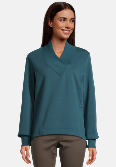 salzhaut - Neeßeln Damen normale Passform - Rundhals - Sweatshirt - Troyer - 6 - #farbe_dragonfly