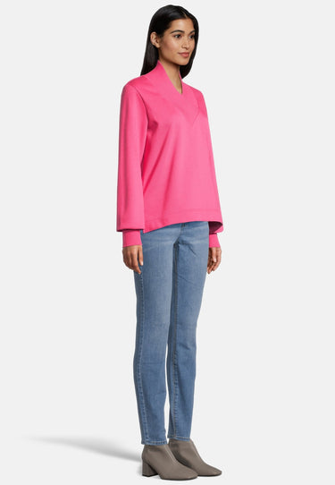 salzhaut - Neeßeln Damen normale Passform - Rundhals - Sweatshirt - Troyer - 5 - #farbe_pink