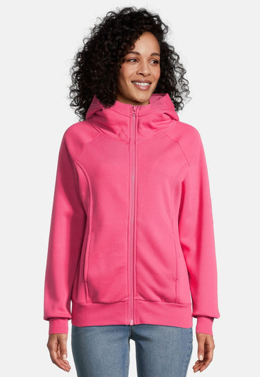 salzhaut - Nelkensöker Damen Leicht tailliert - Hoodie - Sweatjacke - Sweatshirt - 1 - #farbe_pink