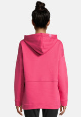 Salzhaut - Netwieser Damen Oversized - Hoodie - Kapuzenpullover - Langarmshirt - 9 - #farbe_pink