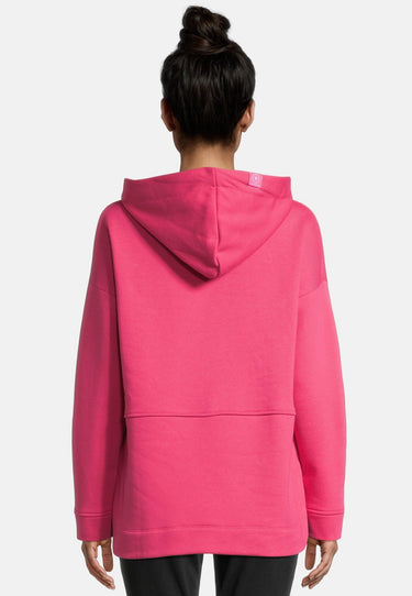 salzhaut - Netwieser Damen Oversized - Hoodie - Kapuzenpullover - Langarmshirt - 9 - #farbe_pink