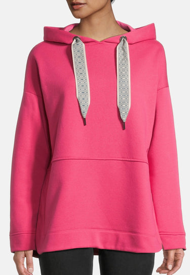 salzhaut - Netwieser Damen Oversized - Hoodie - Kapuzenpullover - Langarmshirt - 8 - #farbe_pink