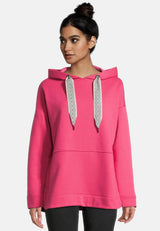 Salzhaut - Netwieser Damen Oversized - Hoodie - Kapuzenpullover - Langarmshirt - 6 - #farbe_pink