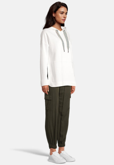 salzhaut - Netwieser Damen Oversized - Hoodie - Kapuzenpullover - Langarmshirt - 5 - #farbe_offwhite