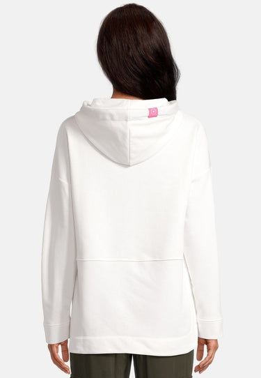 salzhaut - Netwieser Damen Oversized - Hoodie - Kapuzenpullover - Langarmshirt - 4 - #farbe_offwhite