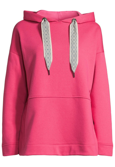 salzhaut - Netwieser Damen Oversized - Hoodie - Kapuzenpullover - Langarmshirt - 7 - #farbe_pink