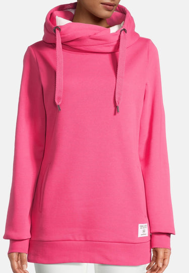 salzhaut - NOBERSCH Damen Leicht tailliert - Hoodie - Kapuzenpullover - Langarmshirt - 3 - #farbe_pink