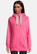 Salzhaut - Nordörp Damen Leicht tailliert - Hoodie - Hoodiejacke - Reduziert - 1 - #farbe_pink