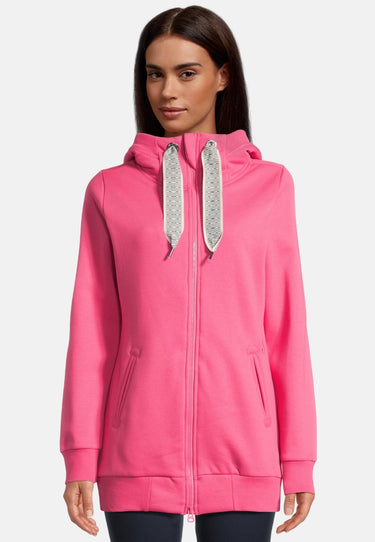 salzhaut - Nordörp Damen Leicht tailliert - Hoodie - Hoodiejacke - Sweatjacke - 1 - #farbe_pink