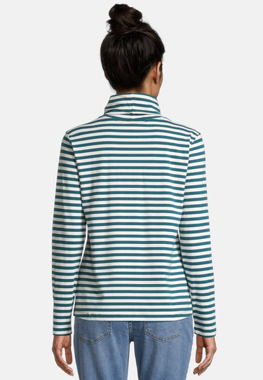 salzhaut - NÖßEN Damen normale Passform - Rollkragen - Sweatshirt - Turtleneck - 4 - #farbe_offwhite-dragonfly