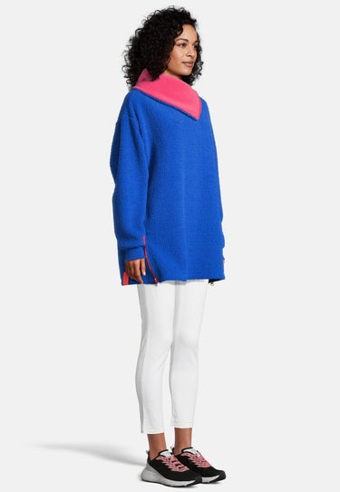 salzhaut - OBROSCH Damen Oversized - Hamburg - Stehkragen - Teddy - 5 - #farbe_sky