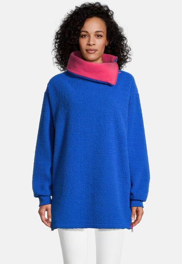 salzhaut - OBROSCH Damen Oversized - Hamburg - Stehkragen - Teddy - 1 - #farbe_sky