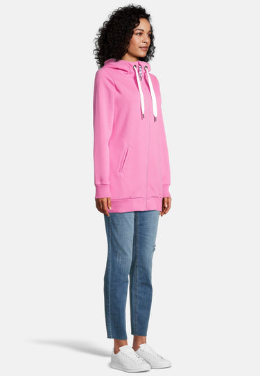 salzhaut - OEDDEL Damen Leicht tailliert - Hamburg - Hoodiejacke - Sweatjacke - 5 - #farbe_blossom