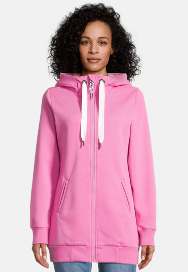 salzhaut - OEDDEL Damen Leicht tailliert - Hamburg - Hoodiejacke - Sweatjacke - 1 - #farbe_blossom