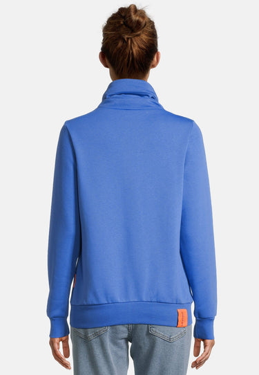 salzhaut - ÖLLERN Damen Leicht tailliert - Hamburg - Stehkragen - Sweatjacke - 4 - #farbe_sky