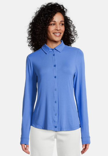 salzhaut - OORN Damen Leicht tailliert - Bluse - Hamburg - Knopfleiste - 6 - #farbe_sky