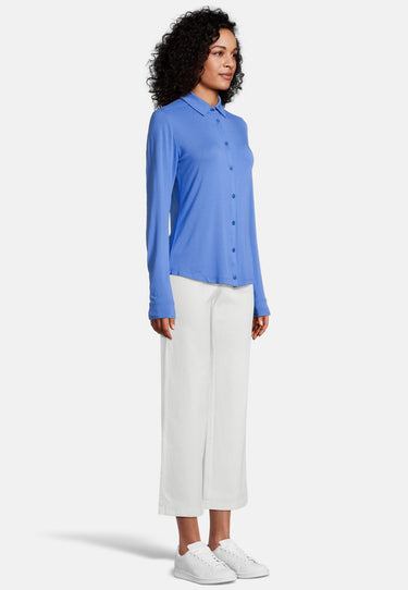 salzhaut - OORN Damen Leicht tailliert - Bluse - Hamburg - Knopfleiste - 10 - #farbe_sky