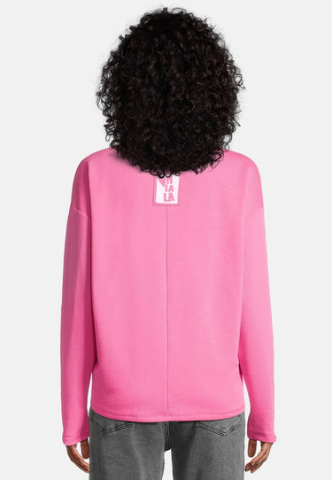 salzhaut - OPFLADUSEN Damen Leicht tailliert - Aufnäher - Hamburg - Sweatshirt - 4 - #farbe_blossom