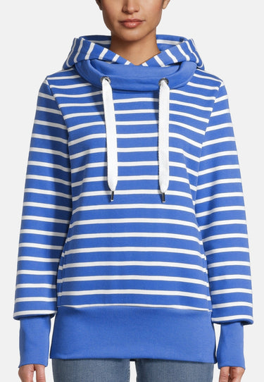 salzhaut - ÖWER Damen Leicht tailliert - Hoodie - Kapuzenpullover - Langarmshirt - 8 - #farbe_offwhite-sky