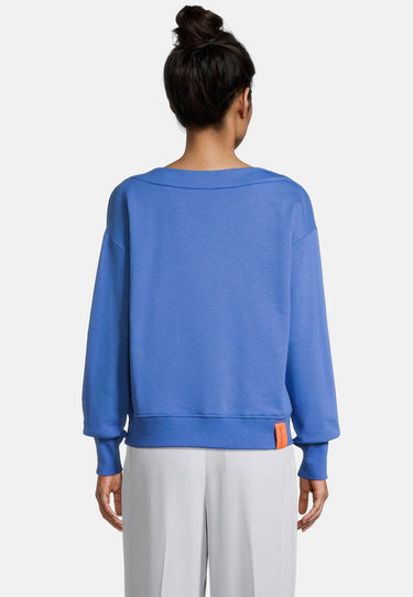 salzhaut - PADDE Damen Relaxed-Fit - Boatneck - Rundhals - Sweatshirt - 4 - #farbe_sky