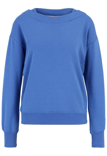 salzhaut - PADDE Damen Relaxed-Fit - Boatneck - Rundhals - Sweatshirt - 2 - #farbe_sky