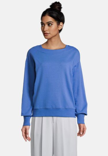 salzhaut - PADDE Damen Relaxed-Fit - Boatneck - Rundhals - Sweatshirt - 3 - #farbe_sky