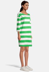 Salzhaut - PADDERWATSCH Damen normale Passform - Reduziert - ringel - Ringelkleid - 10 - #farbe_offwhite-apple-green