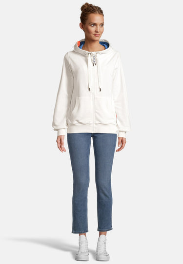 salzhaut - PANNEMESS Damen Oversized - Hoodie - Hoodiejacke - Sweatjacke - 6 - #farbe_offwhite