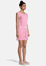 Salzhaut - PAPPNEES Damen normale Passform - Kleid - Reduziert - ringel - 5 - #farbe_offwhite-blossom