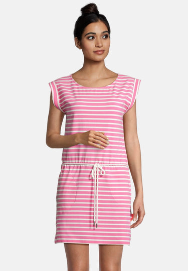 salzhaut - PAPPNEES Damen normale Passform - Kleid - ringel - Ringelkleid - 1 - #farbe_offwhite-blossom