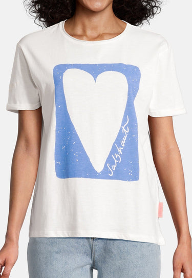 salzhaut - PARRHIUS Damen Oversized - bunt - Damen - Frontprint - 8 - #farbe_offwhite