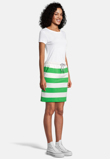 salzhaut - PASTÜRSCHE Damen normale Passform - Damen - ringel - Rock - 5 - #farbe_offwhite-apple-green