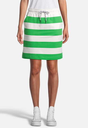 salzhaut - PASTÜRSCHE Damen normale Passform - Damen - ringel - Rock - 1 - #farbe_offwhite-apple-green