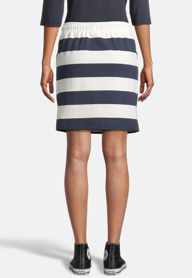 salzhaut - PASTÜRSCHE Damen normale Passform - Damen - ringel - Rock - 9 - #farbe_navy-offwhite