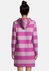 Salzhaut - RACK Damen Leicht tailliert - Colourblock - Hamburg - Hoodiekleid - 4 - #farbe_plum-flieder