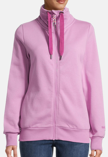 salzhaut - RACKELN Damen Leicht tailliert - Hamburg - Stehkragen - Sweatjacke - 8 - #farbe_pale