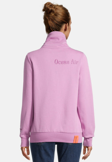 salzhaut - RACKELN Damen Leicht tailliert - Hamburg - Stehkragen - Sweatjacke - 9 - #farbe_pale