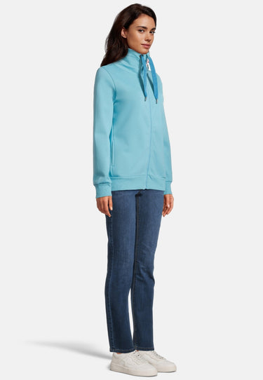 salzhaut - RACKELN - UNI Damen Leicht tailliert - Damen - Stehkragen - Sweatjacke - 5 - #farbe_reef