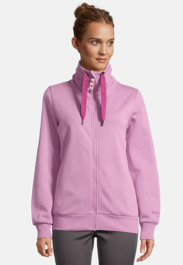 salzhaut - RACKELN - UNI Damen Leicht tailliert - Damen - Stehkragen - Sweatjacke - 6 - #farbe_pale